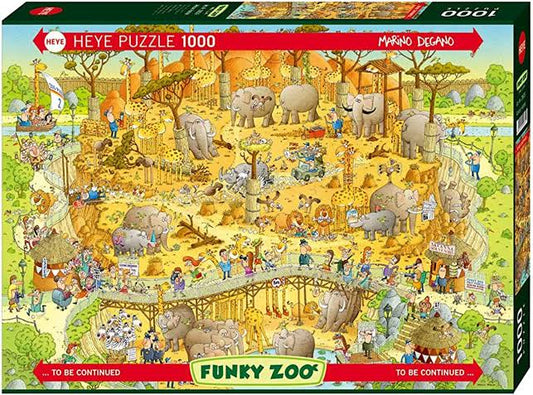PUZZLE 1000PC HEYE FUNKY ZOO AFRICAN HAB