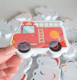 BATH TIME STICKERS MUCKY TRUCKS