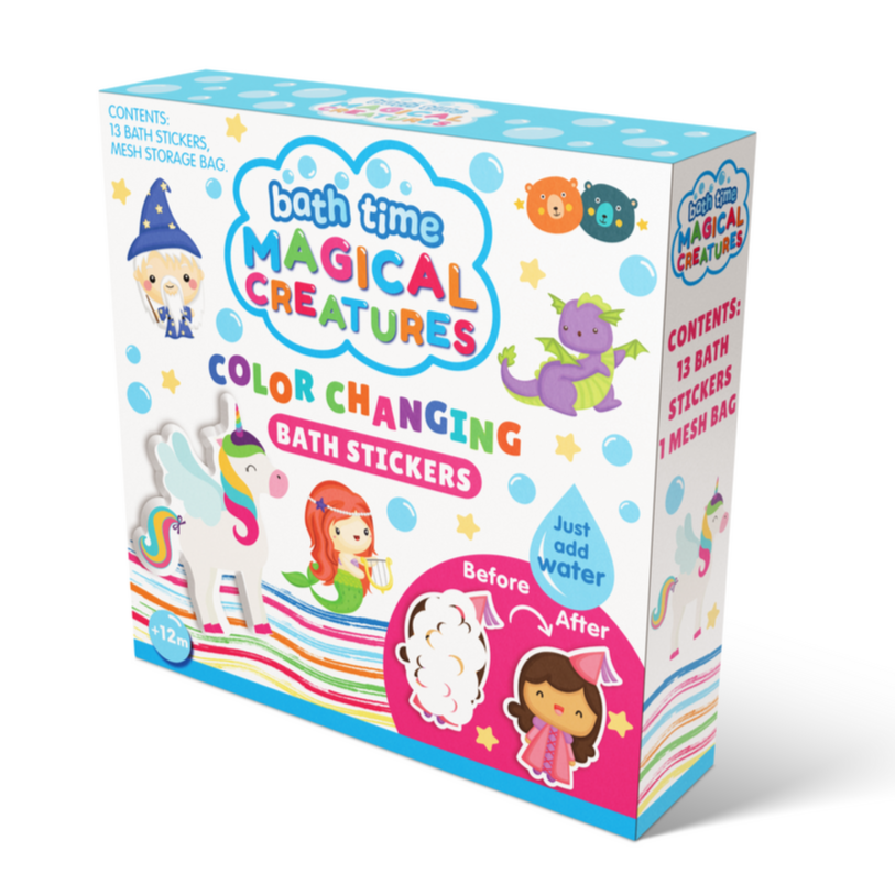 Bath Time Stickers Magical Creatures