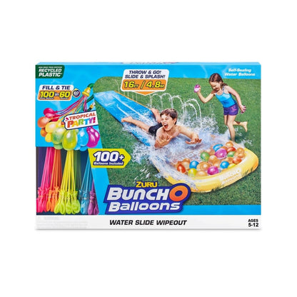 BUNCH O BALLOONS WATER SLIDE WIPEOUT