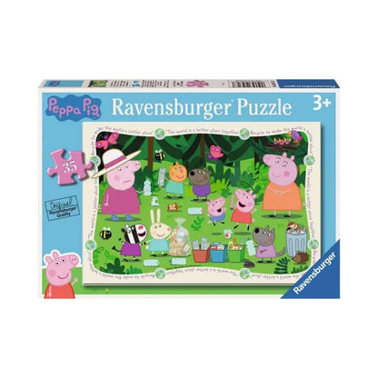 PUZZLE 35PC PEPPA PIG RECYCLE