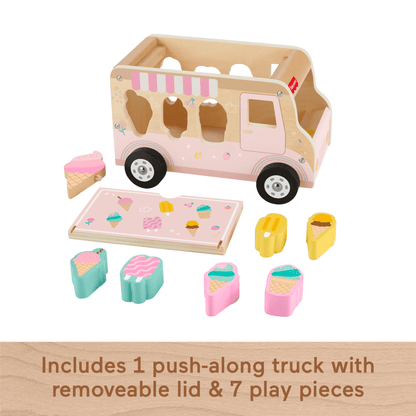 F/P WOODEN ICE CREAM SHAPE SORTER