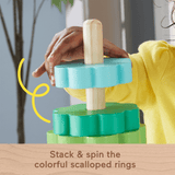 F/P WOODEN RING STACKER