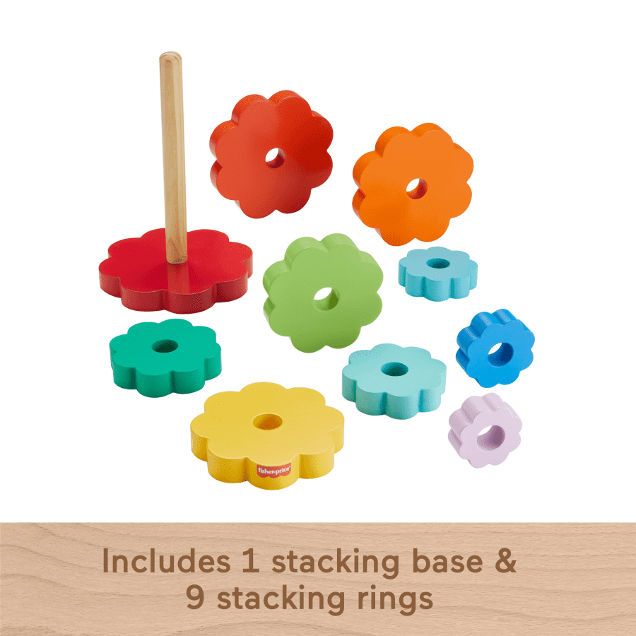 F/P WOODEN RING STACKER