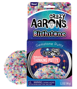 AARON'S PUTTY TRENDSETTERS BIRTHSTONE