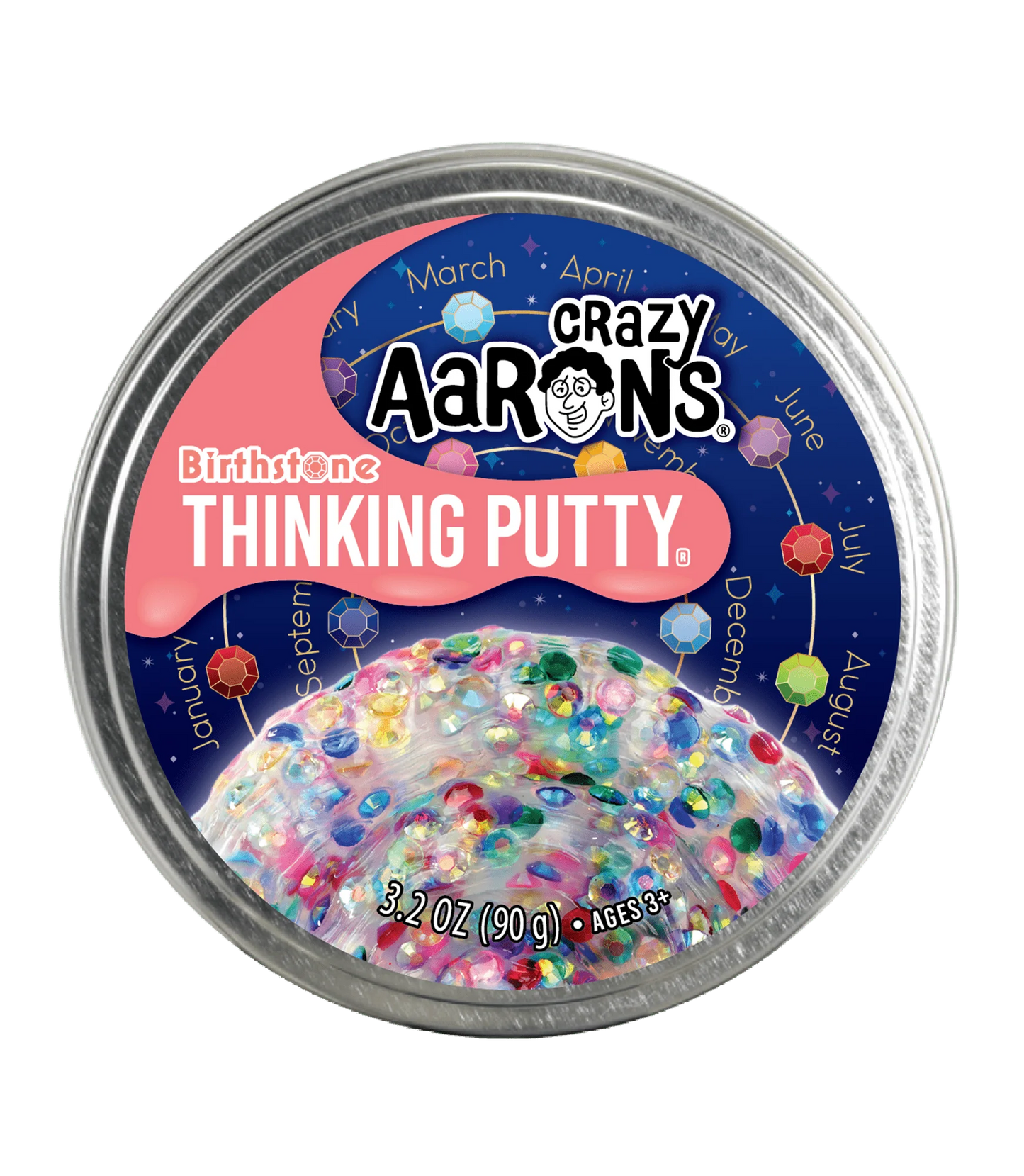 AARON'S PUTTY TRENDSETTERS BIRTHSTONE