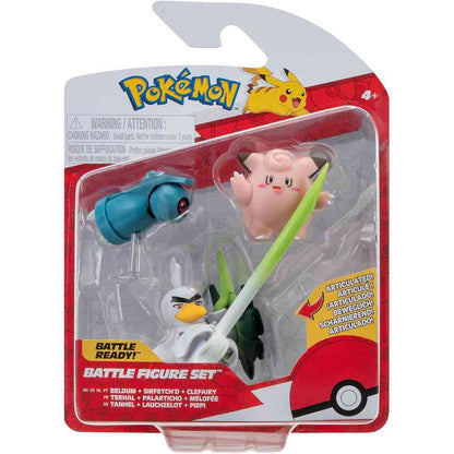 POKEMON 2 & 3 INCH 3 FIGURE PACK AST