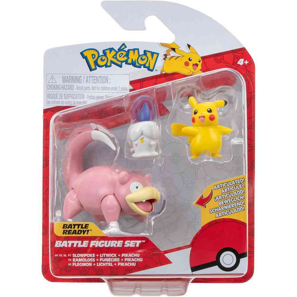 POKEMON 2 & 3 INCH 3 FIGURE PACK AST