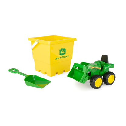 JD 15CM SAND PIT BUCKET SET GREEN TRACTO