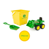 JD 15CM SAND PIT BUCKET SET GREEN TRACTO