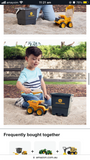 JD 15CM SAND PIT BUCKET SET YELLOW DUMP