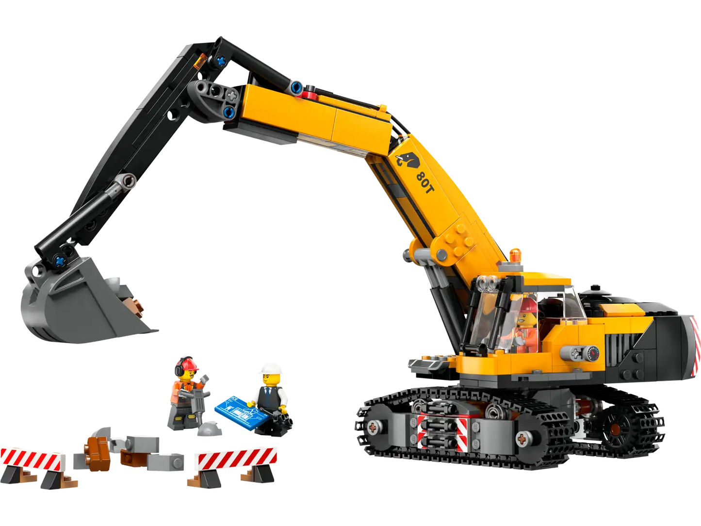 LEGO 60420 CITY YELLOW EXCAVATOR