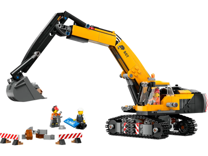 LEGO 60420 CITY YELLOW EXCAVATOR