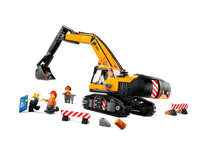 LEGO 60420 CITY YELLOW EXCAVATOR