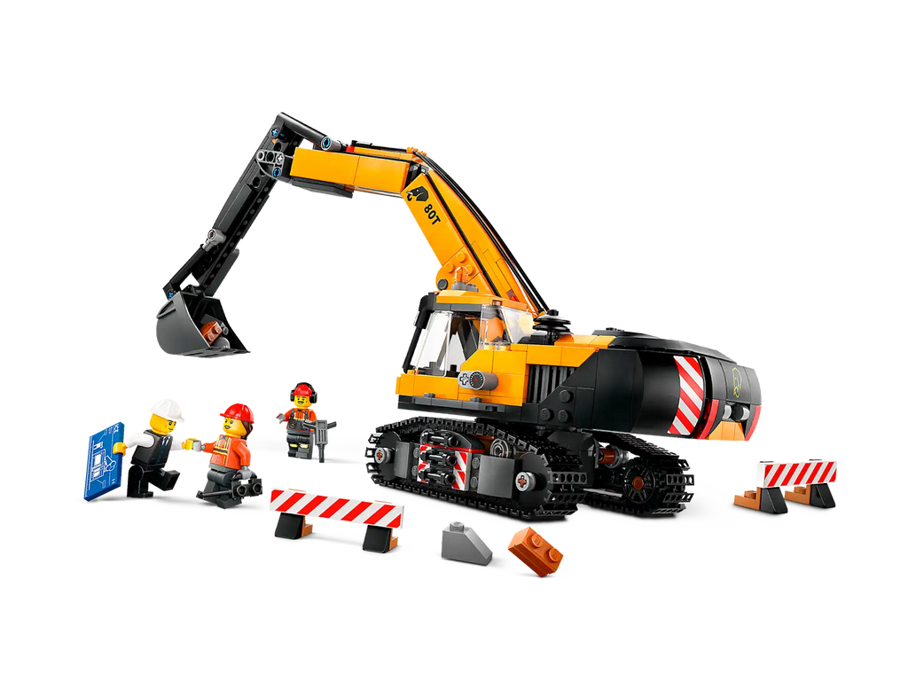 LEGO 60420 CITY YELLOW EXCAVATOR