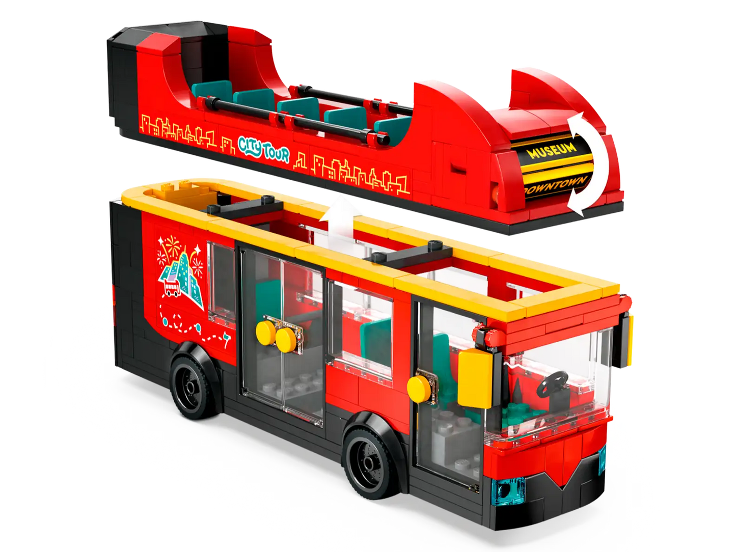 LEGO 60407 CITY RED DOUBLE DECKER BUS