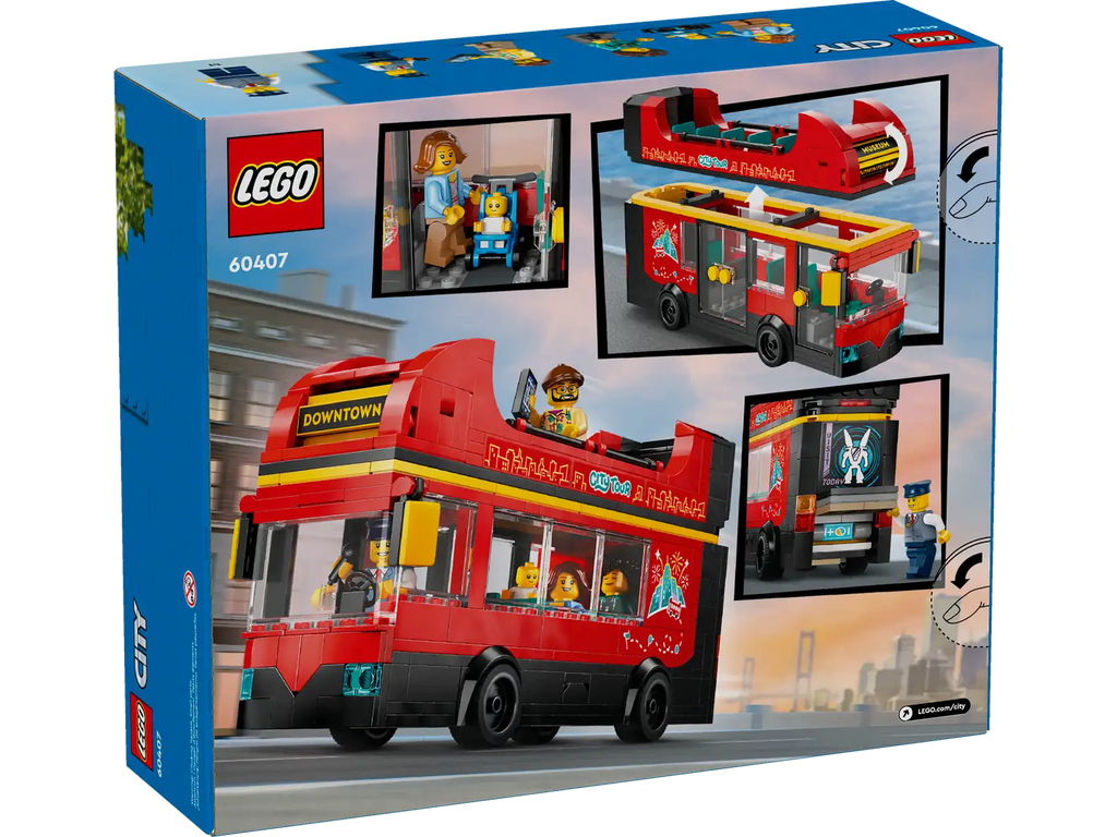 LEGO 60407 CITY RED DOUBLE DECKER BUS