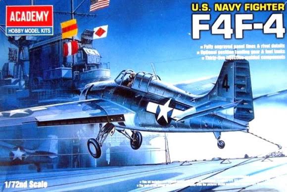 Academy 1:72 F4F-4 Wldcat Us Navy Fighte