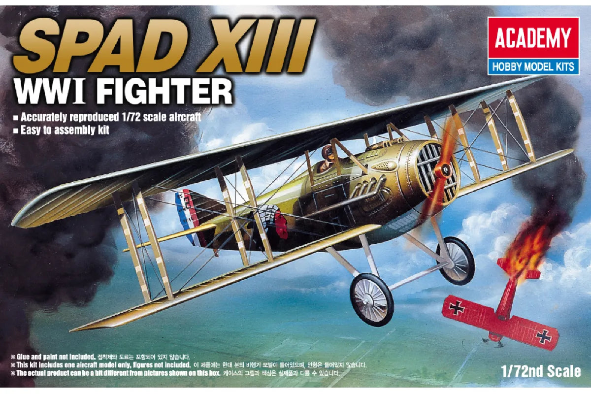 Academy 1:72 Spad Xiii Wwi Fighter