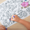 SILICONE REUSABLE DRAWING MAT FARM