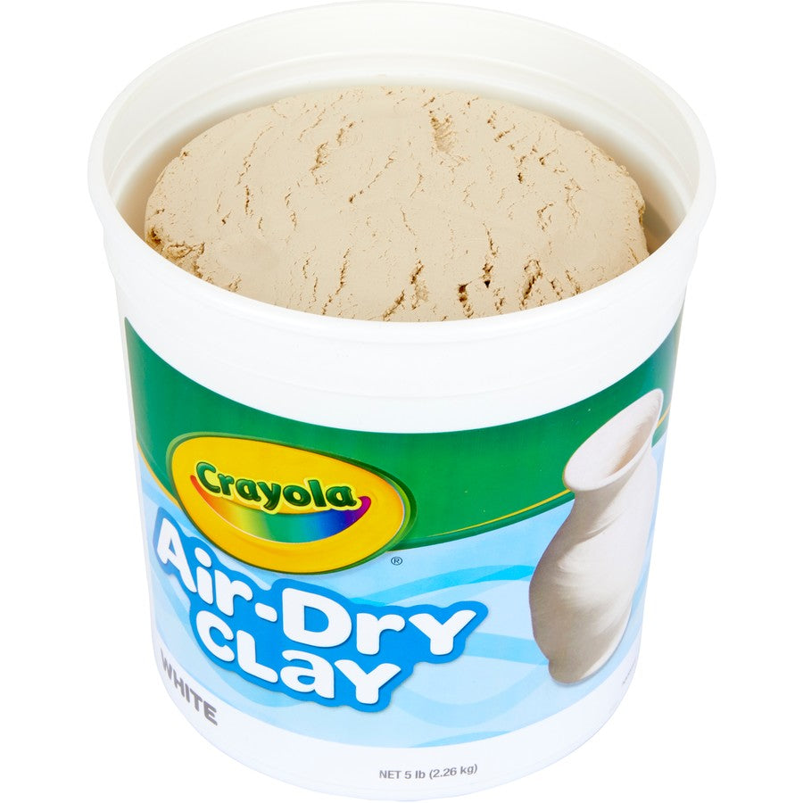 CRAYOLA AIR DRY CLAY WHITE 2.26KG