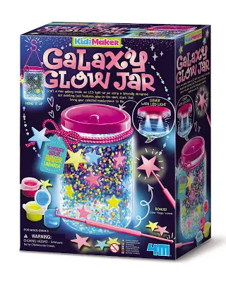4M KIDZMAKER GALAXY GLOW JAR