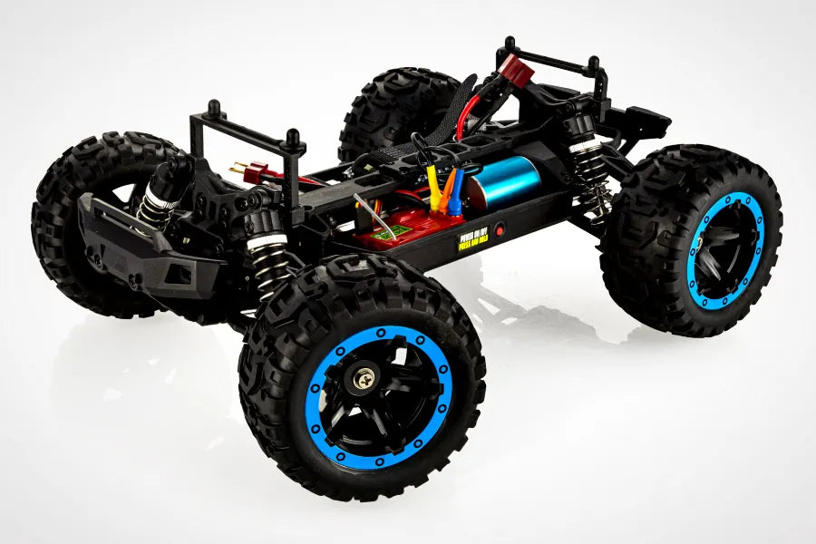 R/C Bz 4Wd Mt Turbo Brushless Blue