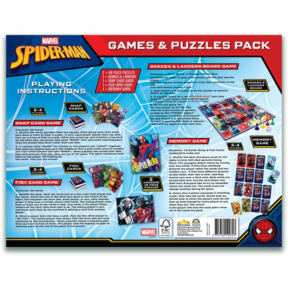 GAME & PUZZLE PACK SPIDERMAN