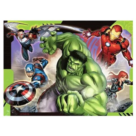 PUZZLE 4 IN A BOX MARVEL AVENGERS