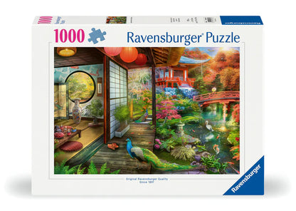 PUZZLE 1000PC JAPANESE GARDEN TEAHOUSE N
