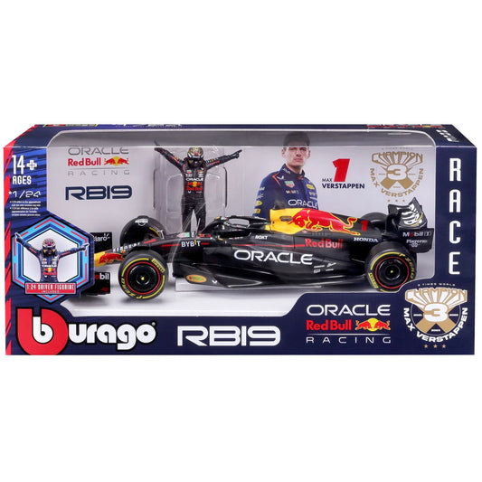 BBURAGO 1:24 D/C F1 W FIGURE REDBULL