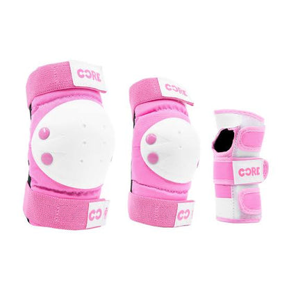 CORE PROTECTION JNR TRIPLE PAD SET PINK