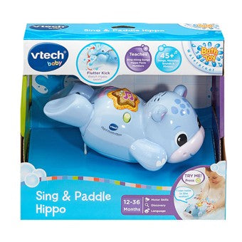 VTECH SING & PADDLE HIPPO