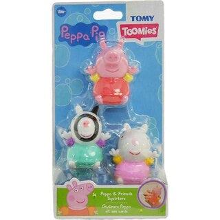 TOMY PEPPA PIG 3PK BATH SQUIRTER FRIENDS