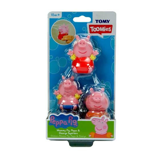 TOMY PEPPA PIG 3PK BATH SQUIRTER MUM,P&G