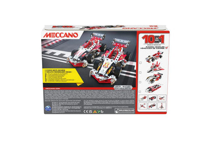 MECCANO 10 MULTI MODEL SET RACING VEHICL