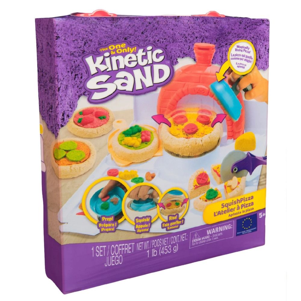 KINETIC SAND SQUISH PIZZA SET