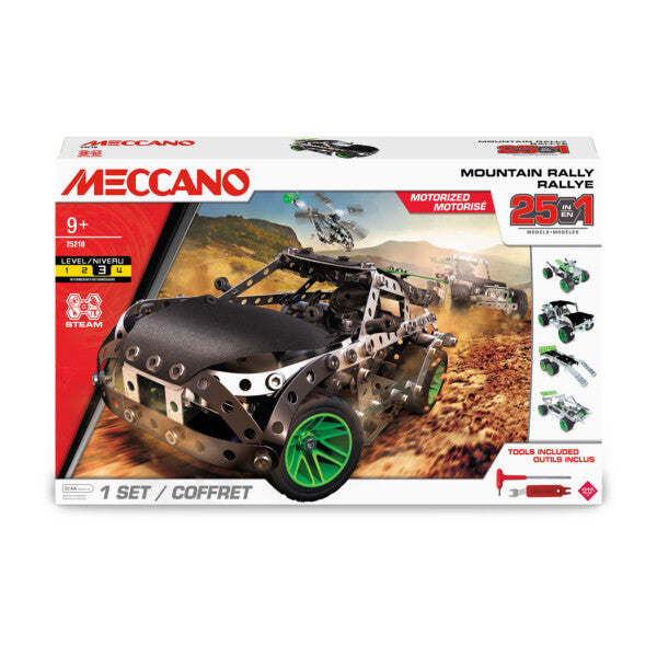 MECCANO 25 IN 1 MOUNTAIN RALLY SET