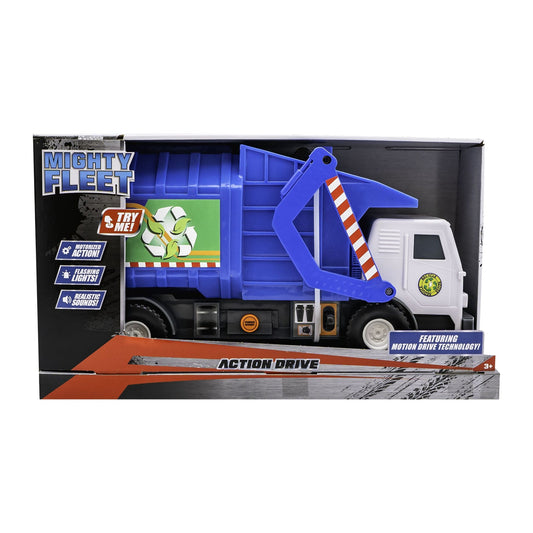 MIGHTY FLEET ACTION DRIVE GARBAGE TRUCK
