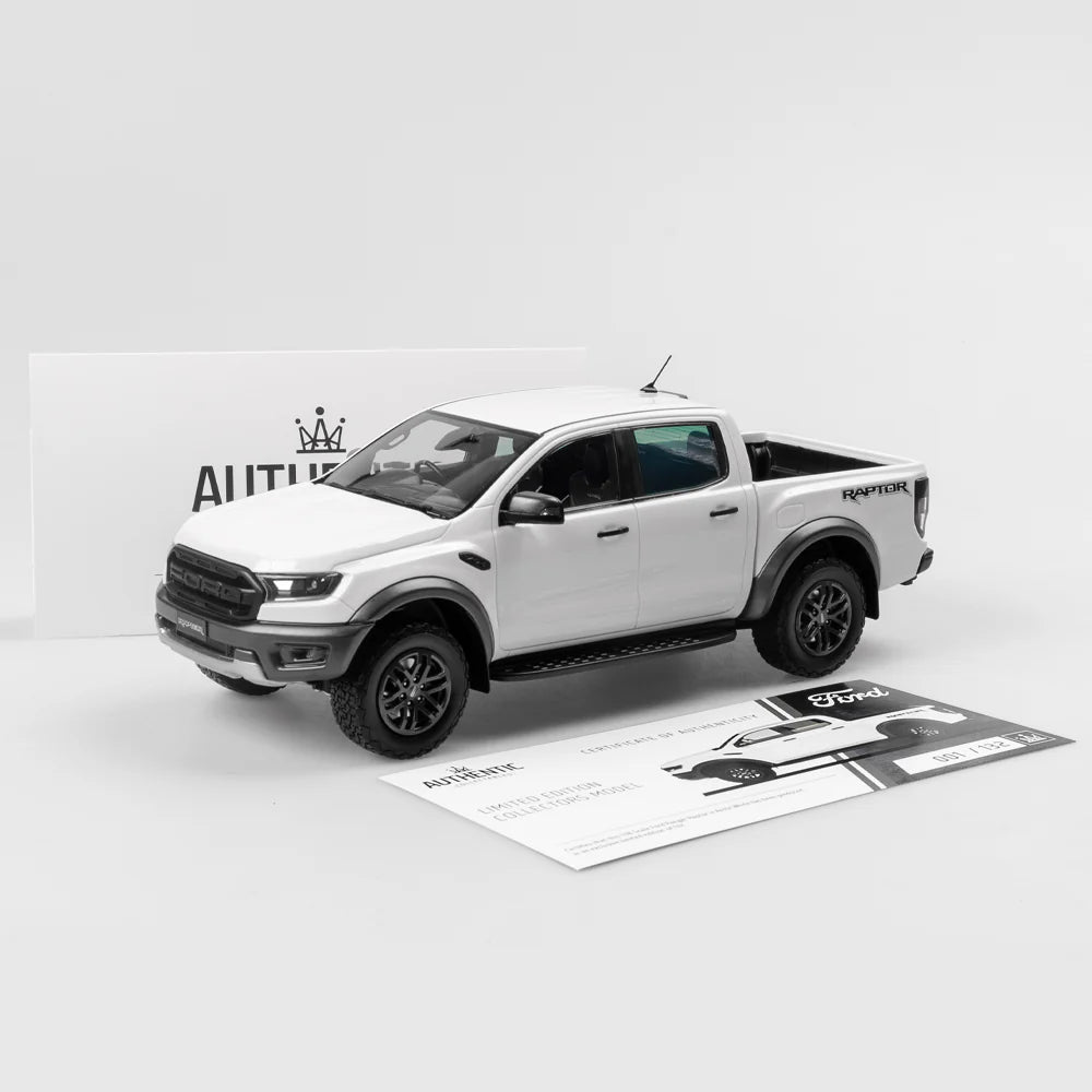 1:18 FORD RANGER RAPTOR ARCTIC WHITE