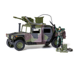 WORLD PEACE MILITARY HUMVEE W 2 FIGS