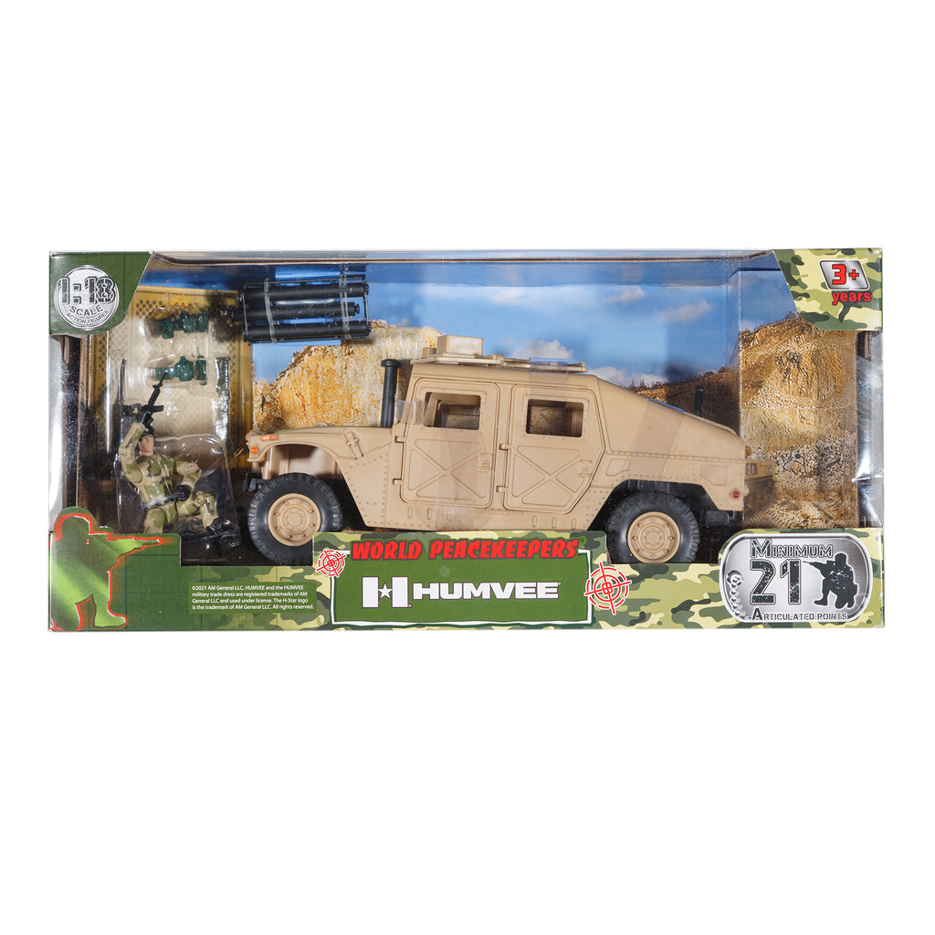 WORLD PEACE 1:18 HUMVEE