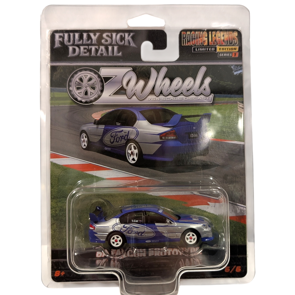 D/C 1:64 OZ WHEELS LEGENDS BA FORD FALCO