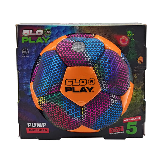 GLO PLAY LED HOLOGRAPHIC SOCCER BALL S5