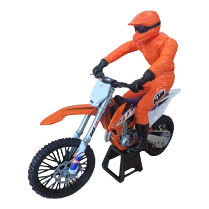D/C 1:12 KTM DIRT BIKE W STUNT RIDER