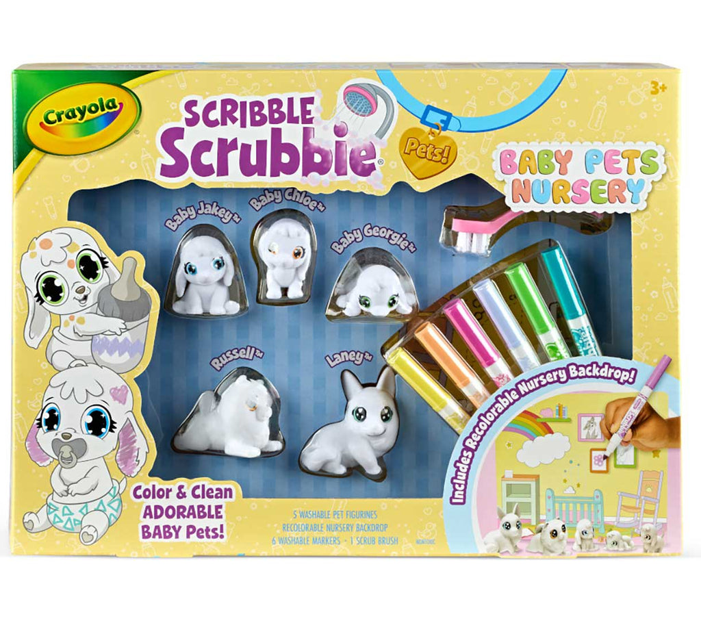 CRAYOLA SCRIBBLE SCRUBBIE BABY PETS NURS