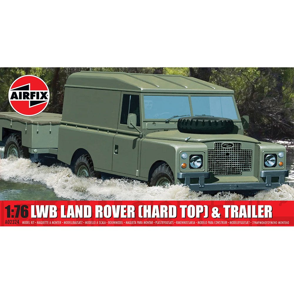 AIRFIX 1:76 LWB LAND ROVER & TRAILER H/T