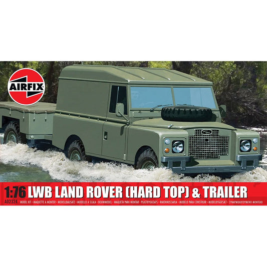 AIRFIX 1:76 LWB LAND ROVER & TRAILER H/T