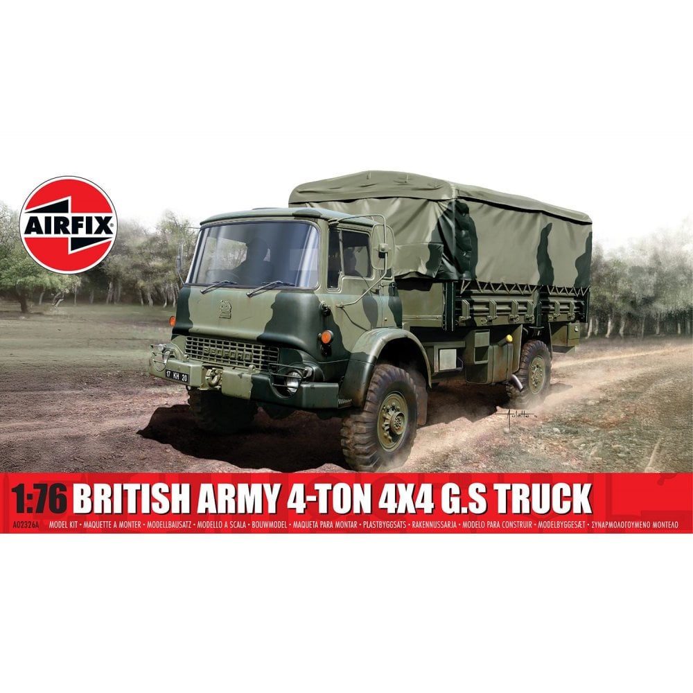 AIRFIX 1:76 BRITISH ARMY 4 TON GS TRUCK