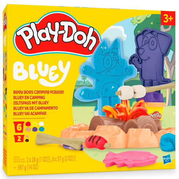 P/DOH BLUEY GOES CAMPING PLAYSET